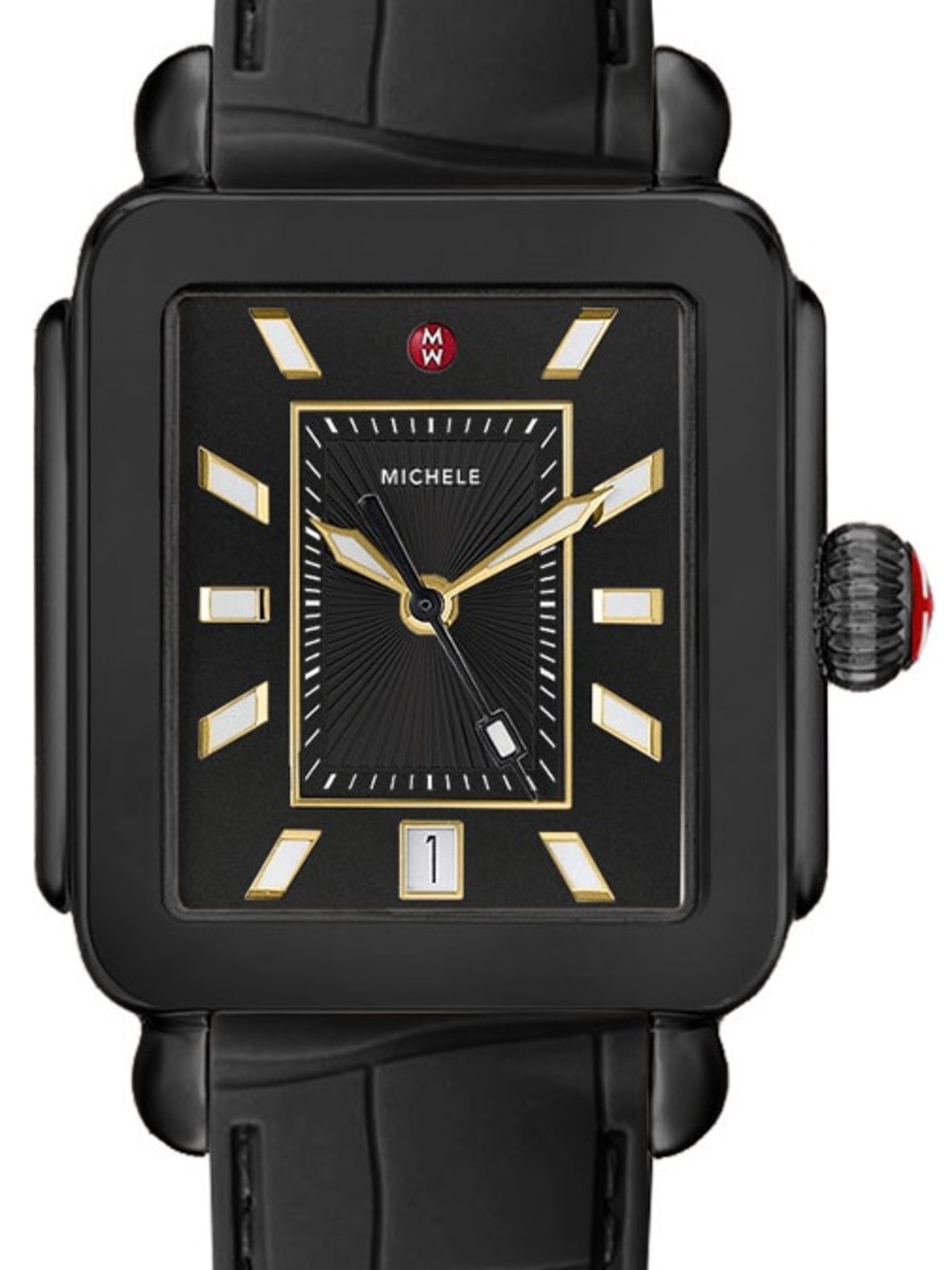 Michele Deco Sport Blackout Black Steel Women’s Watch